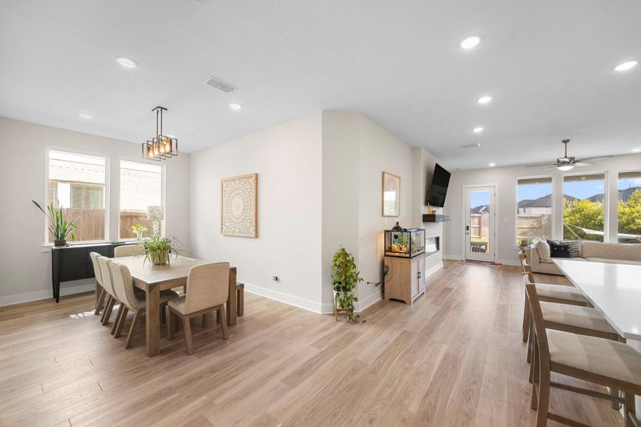 Furnished interior view inside a new home in , Fulshear (Image 11).