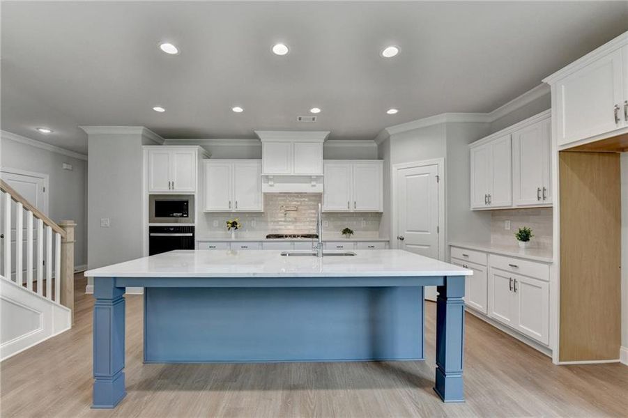 Furnished interior view inside a new home in , Suwanee (Image 11).