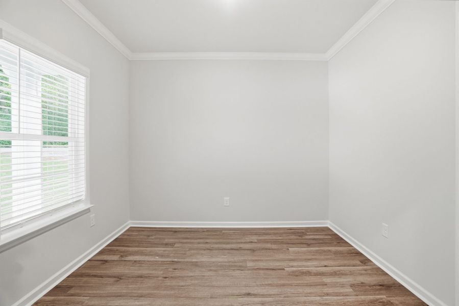 Representative unfurnished interior of a home built from the Willow Select M by McGuinn Homes in Broadway Lake, Anderson (Image 19). Representative unfurnished interior of a home built from the Willow Select M by McGuinn Homes in Broadway Lake, Anderson (Image 19).