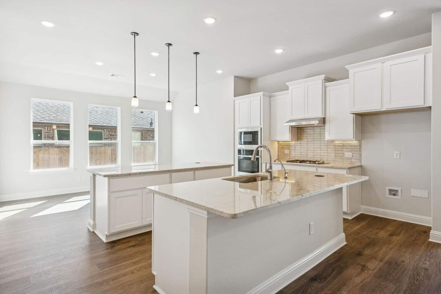 Furnished interior view inside a new home in Westside Preserve, Midlothian (Image 10).