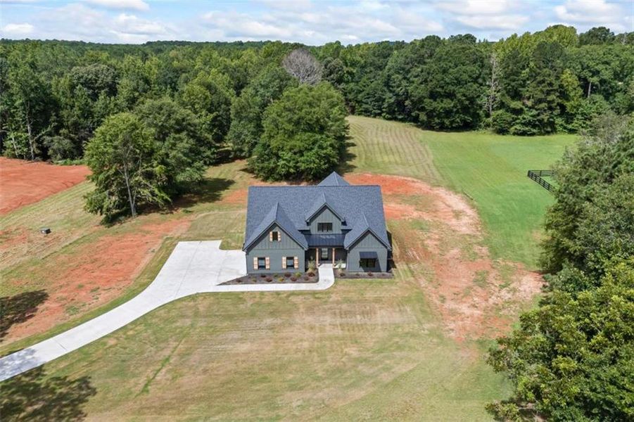 Front exterior of a new home in , Monroe, GA, highlighting curb appeal (Image 29).