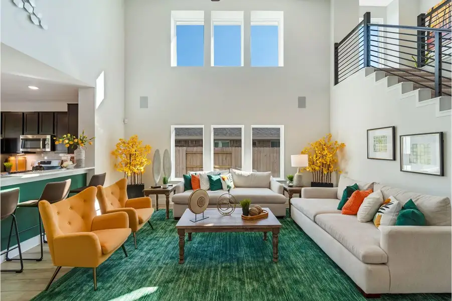 Furnished interior view inside a new home in McCain's Station, Gallatin (Image 5).