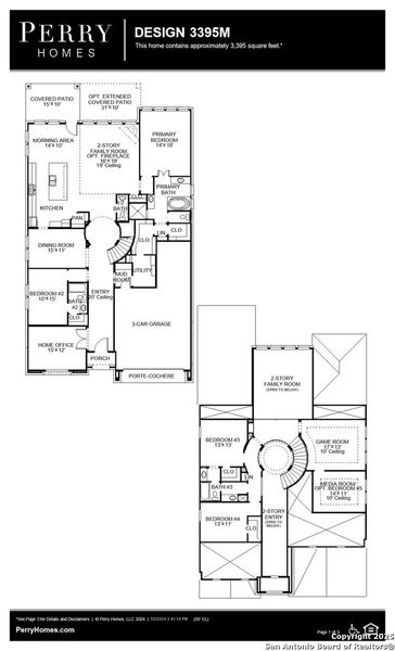 2D floor plan layout of this home in , San Antonio, TX (Image 3).