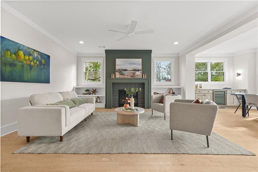 Furnished interior view inside a new home in , Scottdale (Image 16).