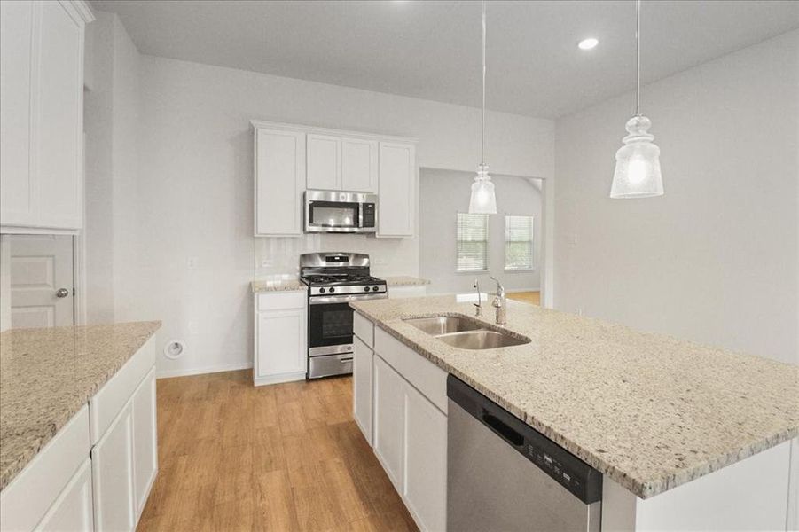 Furnished interior view inside a new home in , Crowley (Image 5). Furnished interior view inside a new home in , Crowley (Image 5).