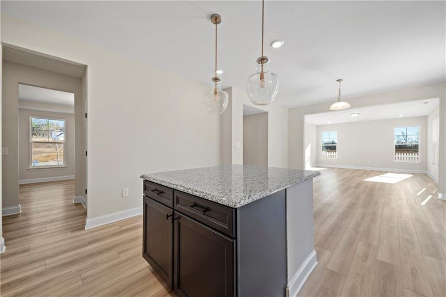 Furnished interior view inside a new home in Arbor West, Dawsonville (Image 8).