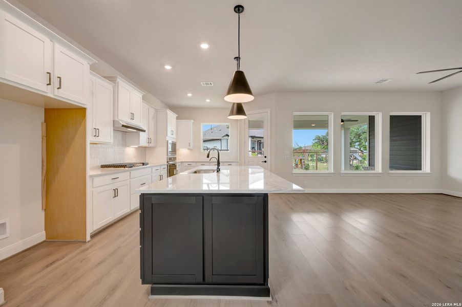Furnished interior view inside a new home in The Crossvine 55’, Schertz (Image 10).