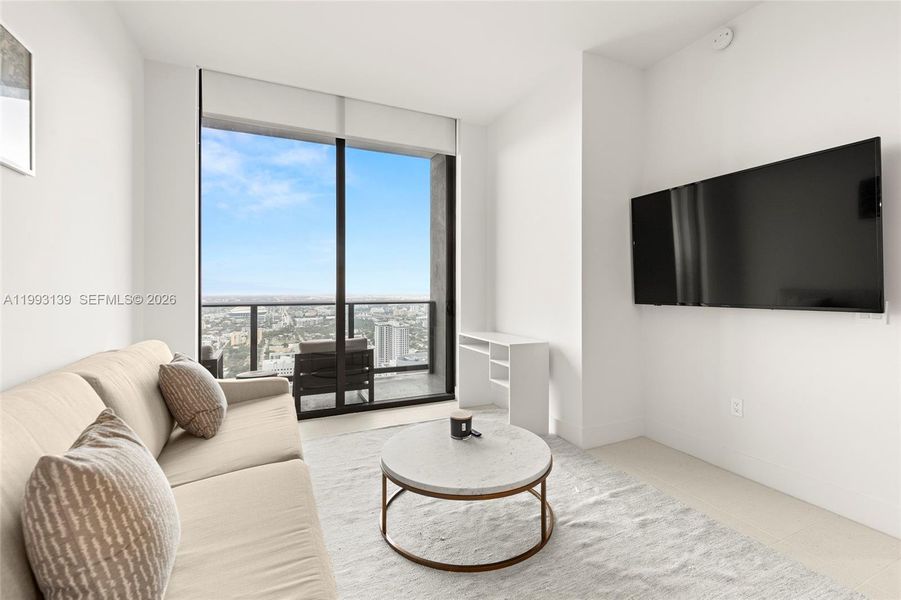 Furnished interior view inside a new home in , Miami (Image 8). Furnished interior view inside a new home in , Miami (Image 8).