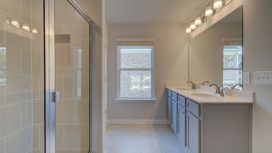 Furnished interior view inside a new home in McClure Farms, Columbia (Image 19). Furnished interior view inside a new home in McClure Farms, Columbia (Image 19).