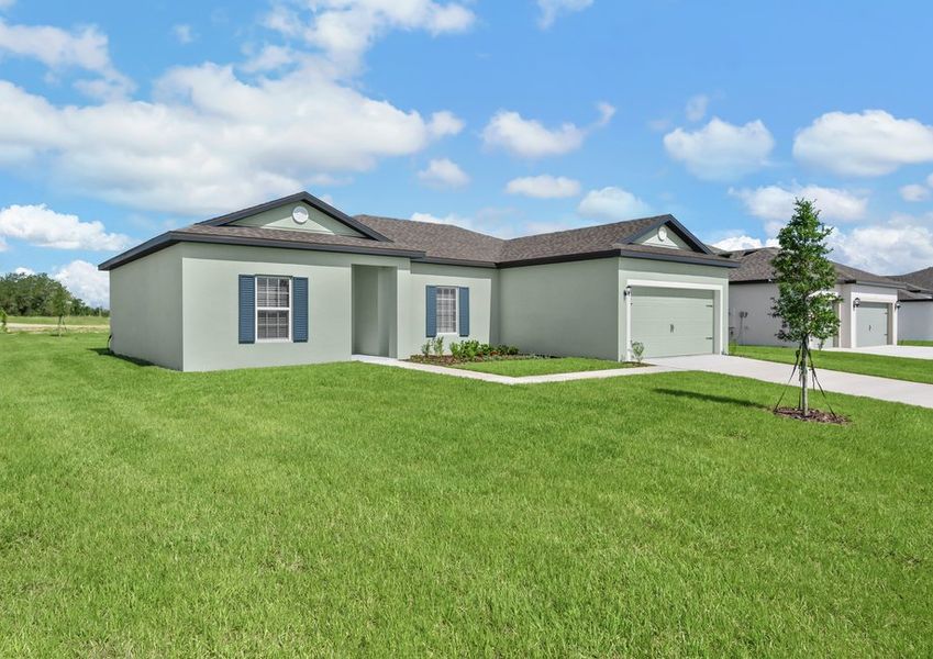 The Crane comes with professional landscaping The Crane comes with professional landscaping