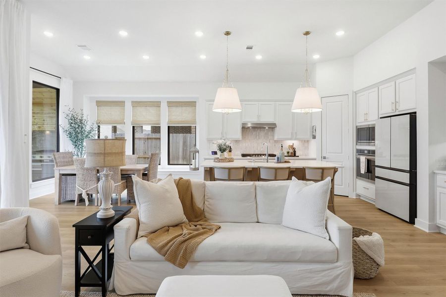 Furnished interior view inside a new home in , Brookshire (Image 8).