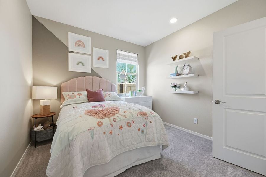 Representative furnished interior of a home built from the Harlow by Taylor Morrison in La Mira Discovery Collection, Mesa (Image 27).