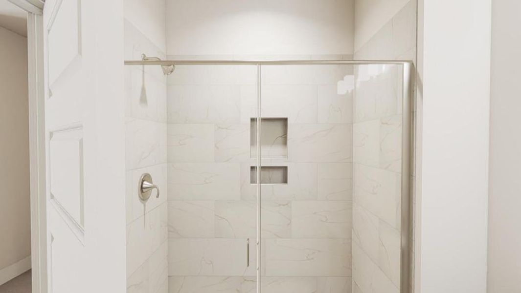 Close-up of interior finishes inside a home in Allen Park, Raleigh (Image 11).