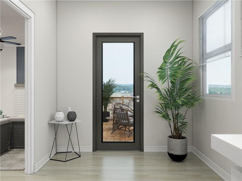 Furnished interior view inside a new home in , Cumming (Image 16).