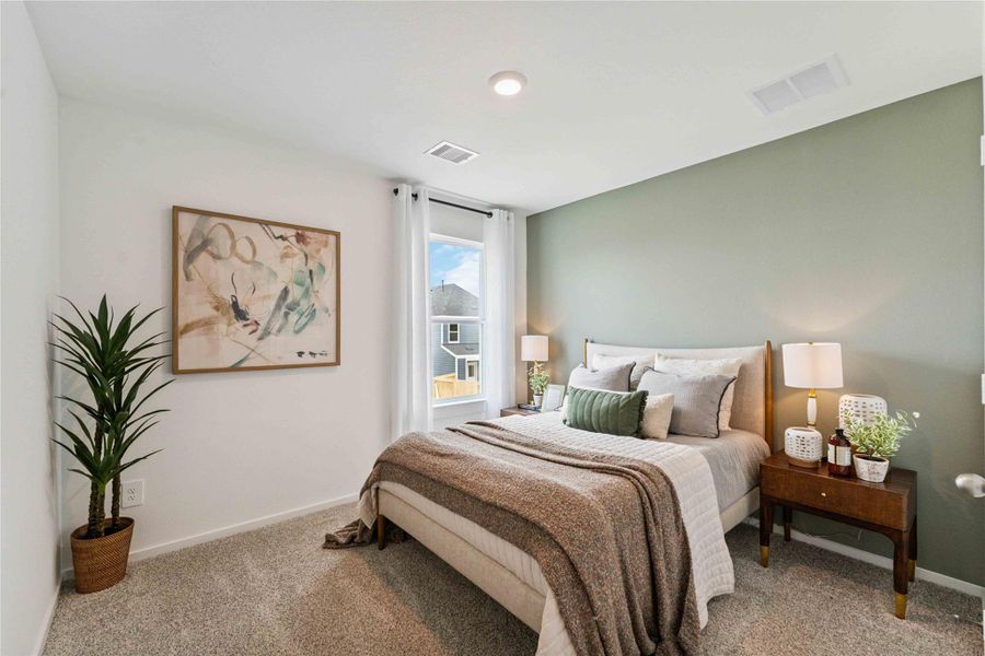 Furnished interior view inside a new home in Legacy Village, Houston (Image 15).