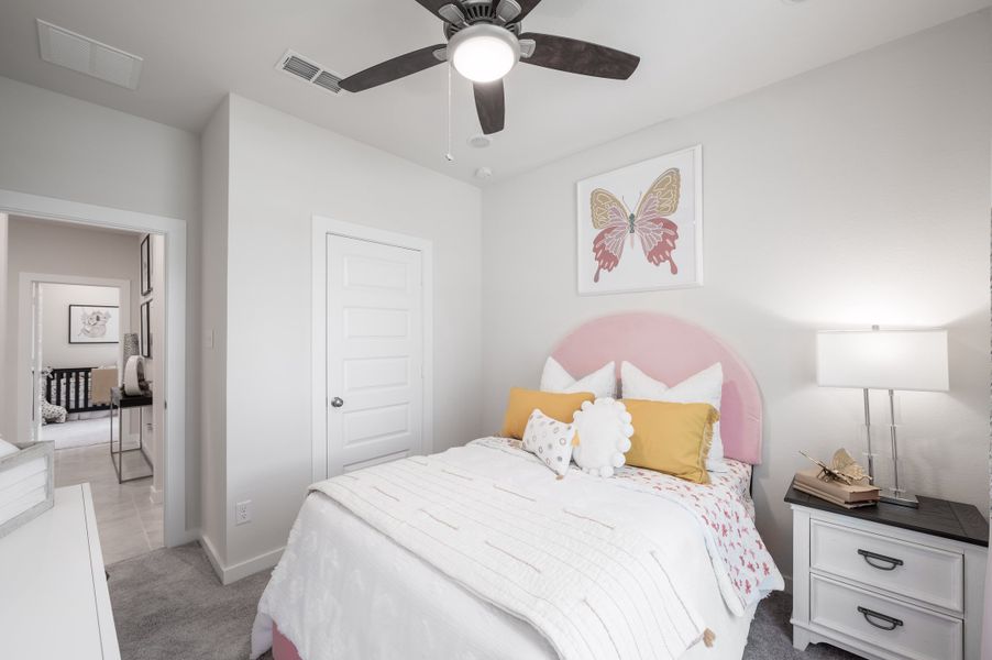 Representative furnished interior of a home built from the Caddo by Tri Pointe Homes in Mason Woods, Cypress (Image 10).