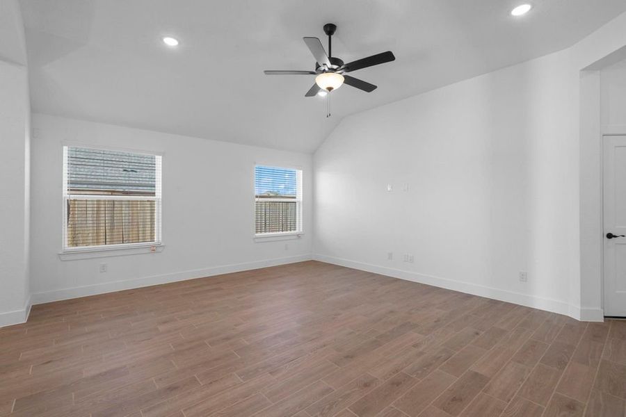 Spacious, unfurnished interior of a new home in Bridgeland, Cypress (Image 19).