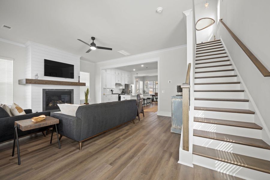 Furnished interior view inside a new home in Midtown at Nexton, Summerville (Image 46).