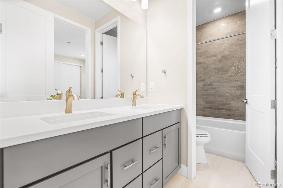 Furnished interior view inside a new home in Stargaze at Solstice, Littleton (Image 19).