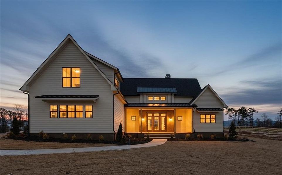 Front exterior of a new home in , Rydal, GA, highlighting curb appeal (Image 27).