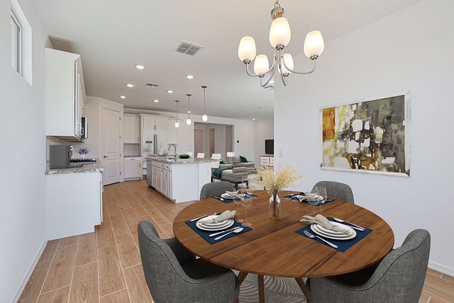 Representative furnished interior of a home built from the Harbor by Mattamy Homes in Empire Pointe, Queen Creek (Image 7).