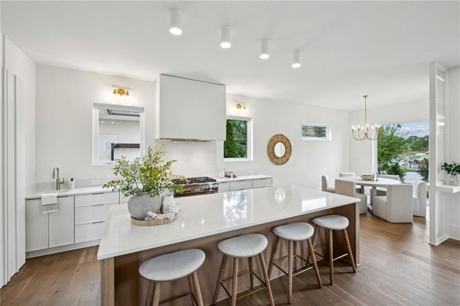 Furnished interior view inside a new home in , Atlanta (Image 15).