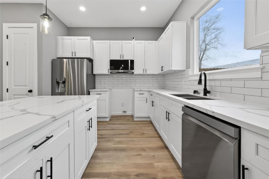 Furnished interior view inside a new home in , Houston (Image 8).