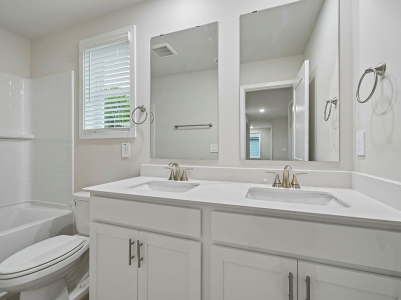 Furnished interior view inside a new home in The Heritage at Buffaloe Reserve, Raleigh (Image 7). Furnished interior view inside a new home in The Heritage at Buffaloe Reserve, Raleigh (Image 7).