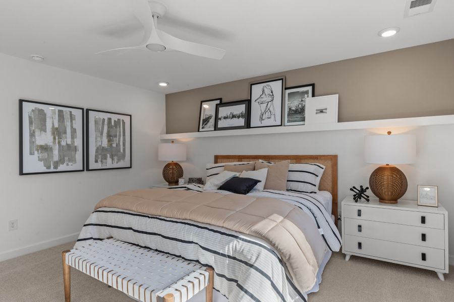 Representative furnished interior of a home built from the The Shorebreak by Chesapeake Homes in Coastal Club of the Carolinas, Calabash (Image 48).