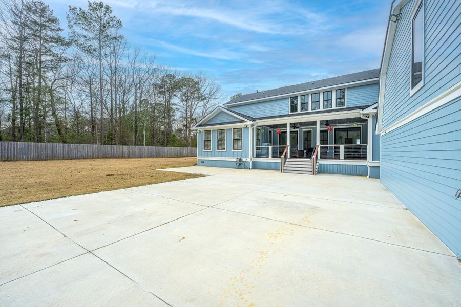 Exterior details and patio area of a home in , Ladson (Image 42). Exterior details and patio area of a home in , Ladson (Image 42).