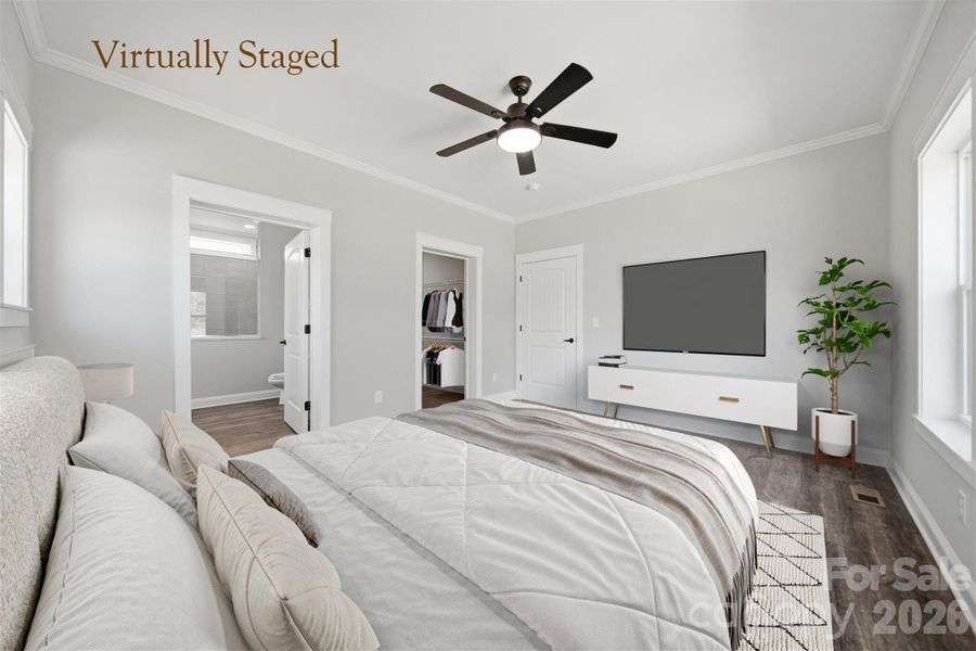 Furnished interior view inside a new home in , Lenoir (Image 11).