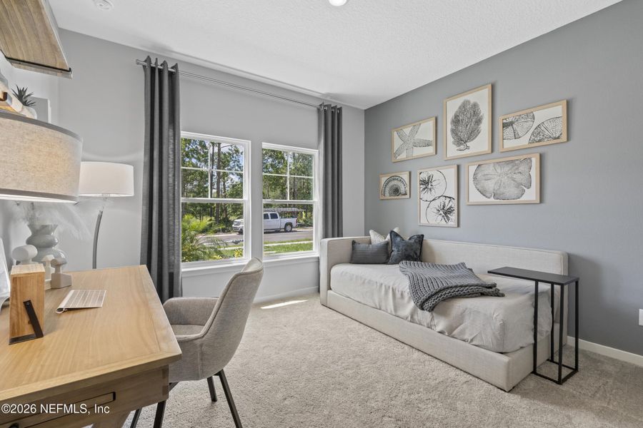 Furnished interior view inside a new home in Reserve East, Flagler Beach (Image 33). Furnished interior view inside a new home in Reserve East, Flagler Beach (Image 33).