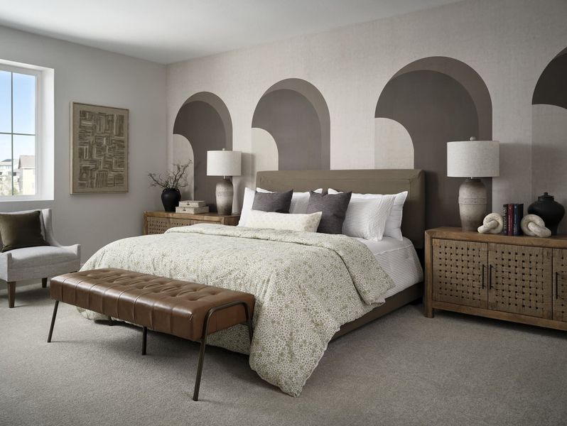 Furnished interior view inside a new home in Brighton Crossings, Brighton (Image 10).