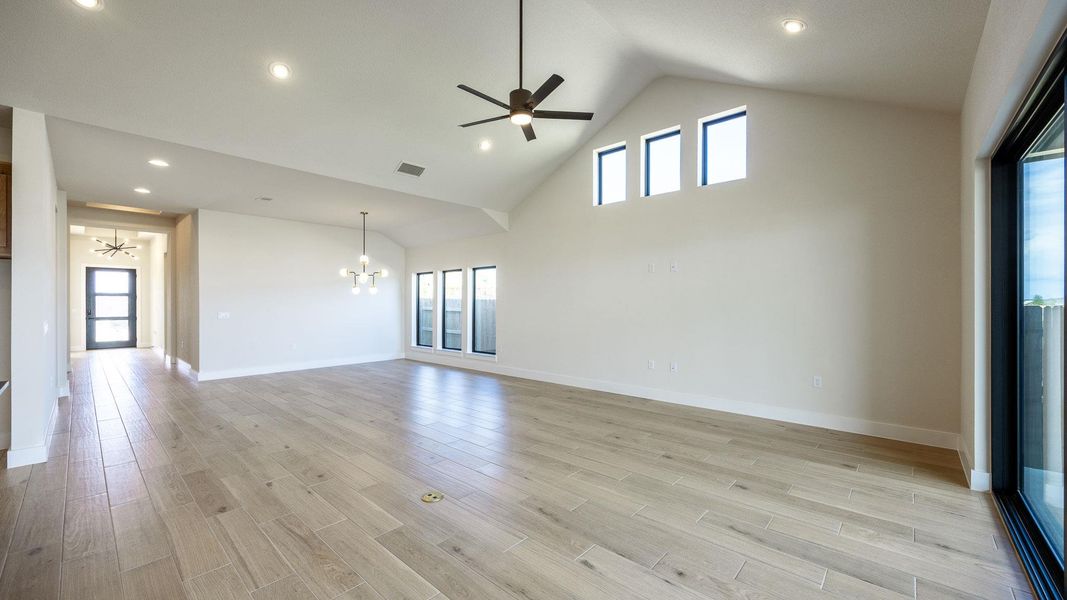 Spacious, unfurnished interior of a new home in Easton Park, Austin (Image 13).