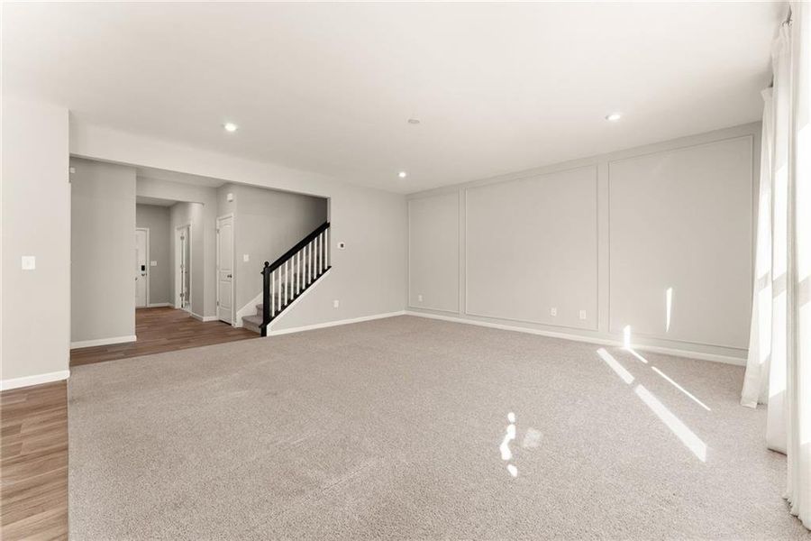 Spacious, unfurnished interior of a new home in , Braselton (Image 19). Spacious, unfurnished interior of a new home in , Braselton (Image 19).