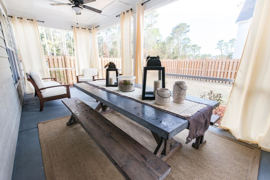 Representative furnished interior of a home built from the McKinley by Bill Clark Homes in The Sanctuary at Sunset Beach, Sunset Beach (Image 87). Representative furnished interior of a home built from the McKinley by Bill Clark Homes in The Sanctuary at Sunset Beach, Sunset Beach (Image 87).