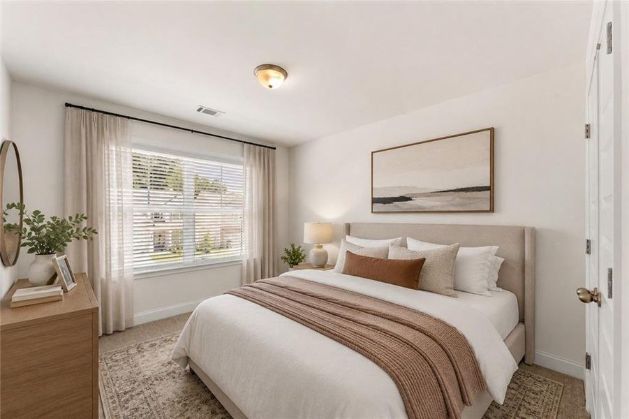 Furnished interior view inside a new home in Clark Farms, Flowery Branch (Image 17).