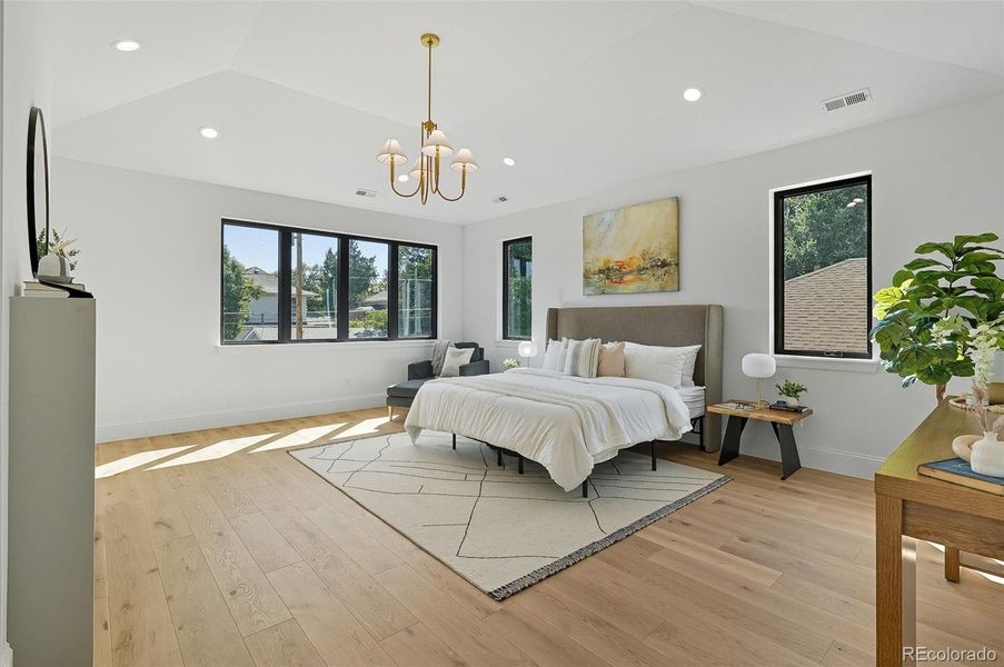 Furnished interior view inside a new home in , Denver (Image 11).