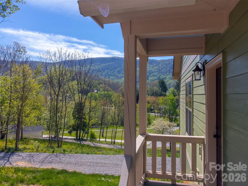 Exterior details and patio area of a home in , Waynesville (Image 24).