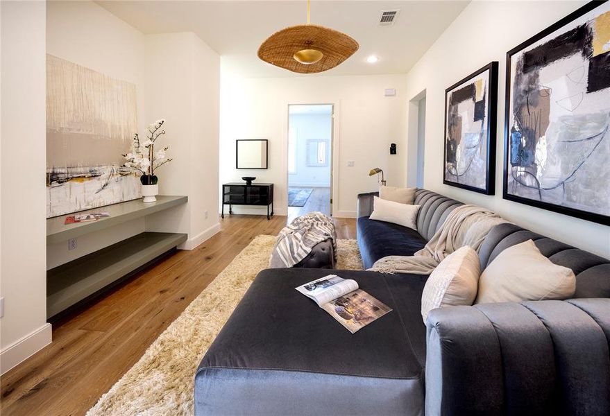 Furnished interior view inside a new home in , Southlake (Image 9). Furnished interior view inside a new home in , Southlake (Image 9).