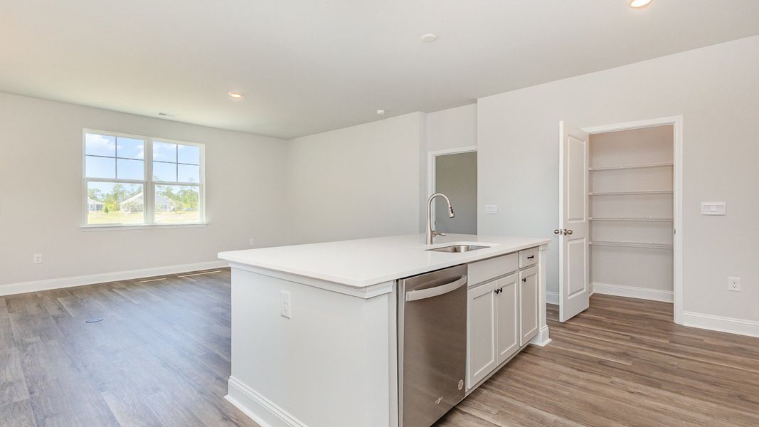 Furnished interior view inside a new home in Auberon Woods, Conway (Image 10).