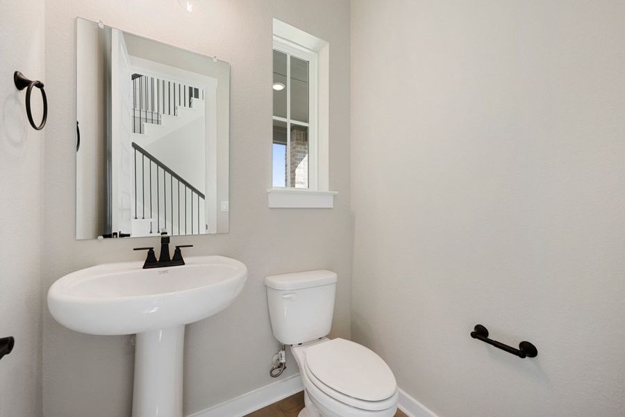 Furnished interior view inside a new home in Terrace Collection At Turner's Crossing, Buda (Image 18).
