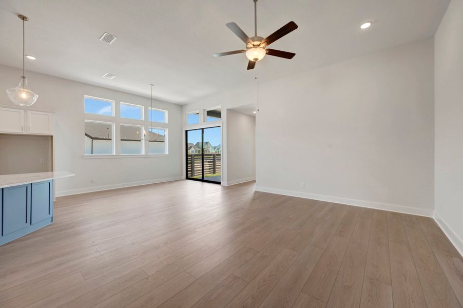 Spacious, unfurnished interior of a new home in Bridgeland Central: Emerald Heights - Enclave Row Collection, Cypress (Image 12).