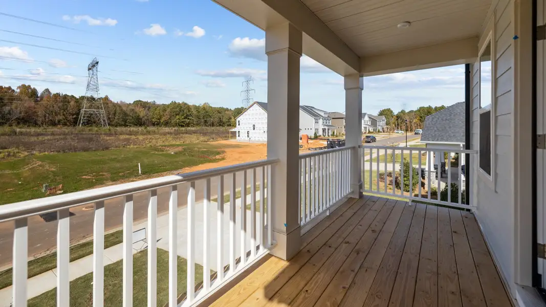 The Burton Plan by DRB Homes in McBride Indian Trail - Balcony