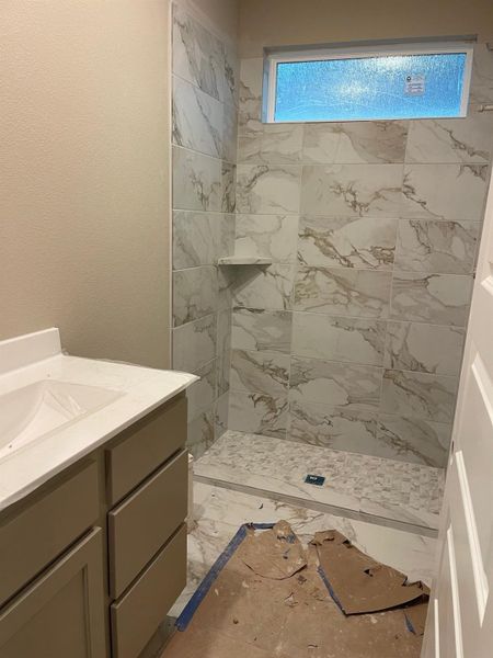In-progress construction of a new home in Clopton Farms, Montgomery, TX (Image 6).
