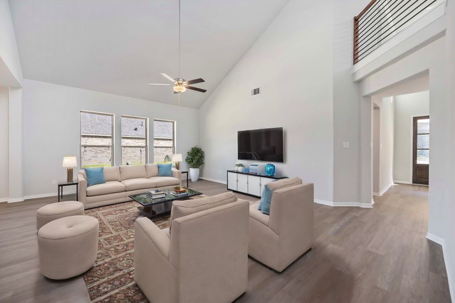 Virtually staged representation of the floor plan. Actual home features, colors, and details may vary. Virtually staged representation of the floor plan. Actual home features, colors, and details may vary.