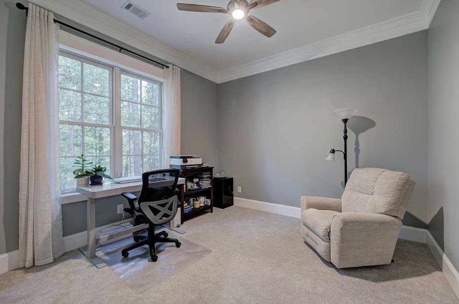 Furnished interior view inside a new home in , Cartersville (Image 52).