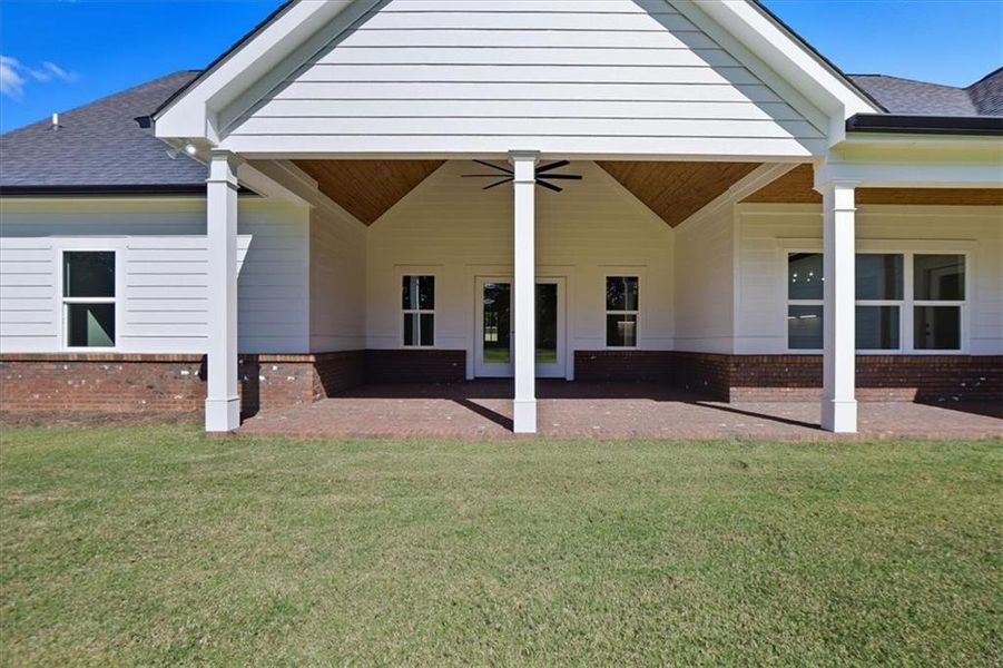Exterior details and patio area of a home in , Monroe (Image 32). Exterior details and patio area of a home in , Monroe (Image 32).