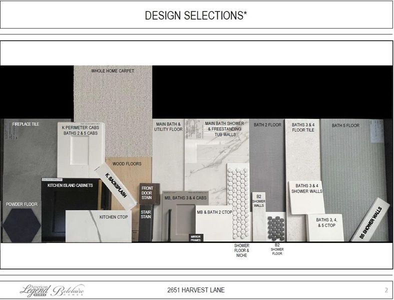 Representative photo of design selections for 2651 Harvest Lane Representative photo of design selections for 2651 Harvest Lane