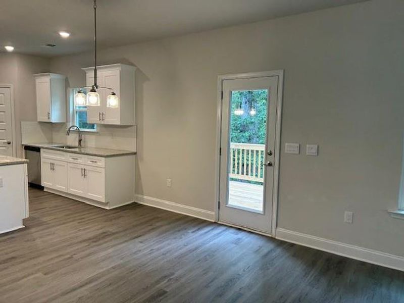 Furnished interior view inside a new home in Habersham Meadows, Demorest (Image 8).